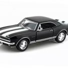 New 5" 1967 Black Chevrolet Camaro Z/28 diecast model chevy toy 1:37