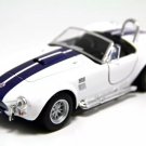 5" 1965 White Shelby Cobra 427 S/C Diecast Model Toy Car 1:32