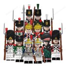 12pcs Napoleonic Wars Army British French Italian Spanish Soldiers Minifigures