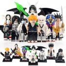 8pcs Bleach Series Ichigo Kurosaki Ulquiorra Zangetsu Mayuri Minifigures Set