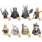 8pcs The Lord of the Rings Sauron Azog Gothmog Saruman Gandalf Minifigures Set