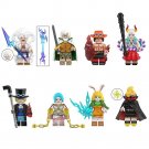 8pcs One Piece Nika Luffy Ace Sabo Vivi Rayleigh Sanji Yamato Minifigures Set