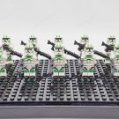10pcs Horn Company Clone Troopers Star Wars Custom Minifigures Building Toys