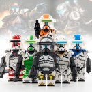 6pcs Star Wars Republic Clone Commando Gregor Niner Boss Fixer Scorch Minifigure