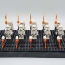 10pcs First Order Flametroopers Star Wars Minifigures Building Toys