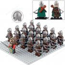 21pcs The Lord of the Rings The Rohan Soldiers Elite Archers Army Minifigures