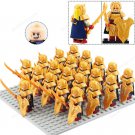 21pcs Galadhrim Warriors Heavy Armor Soldiers The Lord of the Rings Minifigures