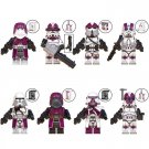 8pcs Star Waars 21st Novaa Corpps Galactiic Marines Minifigures Weapons Accessories