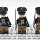 5pcs Napoleonic Waras Prussiian Totenkoppf Hussaar Regiment Minifigures Set