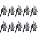 10pcs Star Waars 501st Legionn Heavy Trooperrs Minifigures Set Weapons Accessories