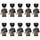 10pcs Napoleonic Waars Prussian Hussaars Battalionn Minifigures Building Toys
