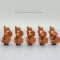 10pcs The Hobbit The Erebor Dwarf Copper Armour Soldiers Minifigures Toys