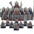 8pcs Iron Hills Dwarf Warriors The Hobbit Battle of the Five Armies Minifigures