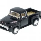 1956 Ford F-100 Pickup Truck, Black 1/38 Scale Diecast Model Toy Pullback
