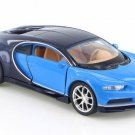 Bugatti Chiron Blue 4.5" Diecast Model Pullback
