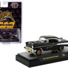 1957 Chevrolet Bel Air Gasser Model Black Weiand 1:64 Diecast Car
