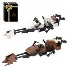 2 in 1 74-Z Space Wars Flying Motorcycle Model Toys Building Bricks 122PCS