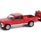 1991 GMC Sonoma Extended Cab with 1920 Indian Scout on Hitch Carrier Diecast 1:64 Model