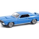 1969 Mercury Cougar Eliminator Medium Blue Iridescent Diecast 1:64 Scale Model Car
