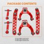 Coilovers + 6x Control Arms & Camber Kit for Honda Civic EK EJ EM 1996-2000