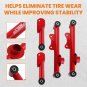 Rear Upper Lower Tubular Control Arms Kit For 79-04 Ford Mustang Mercury Cobras