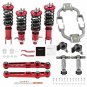 Coilovers Rear Lower Control Arm Camber Kit for Honda Civic 92-95 Integra 94-01