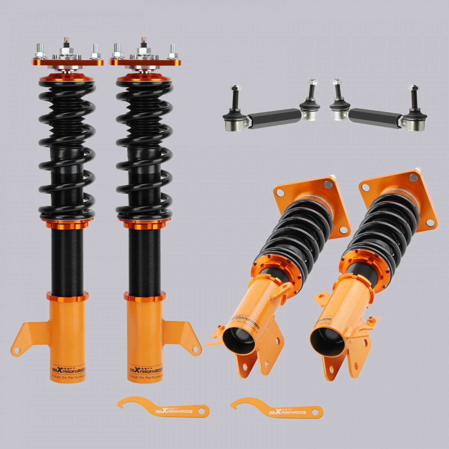 Maxpeedingrods Coilovers 24 Way Damper Struts for Mazda Protege 323 BJ 1999-2002