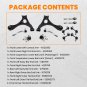 12x Front Control Arm Ball Joint Sway Bar TieRod Kit For 2006-2011 Honda Civic