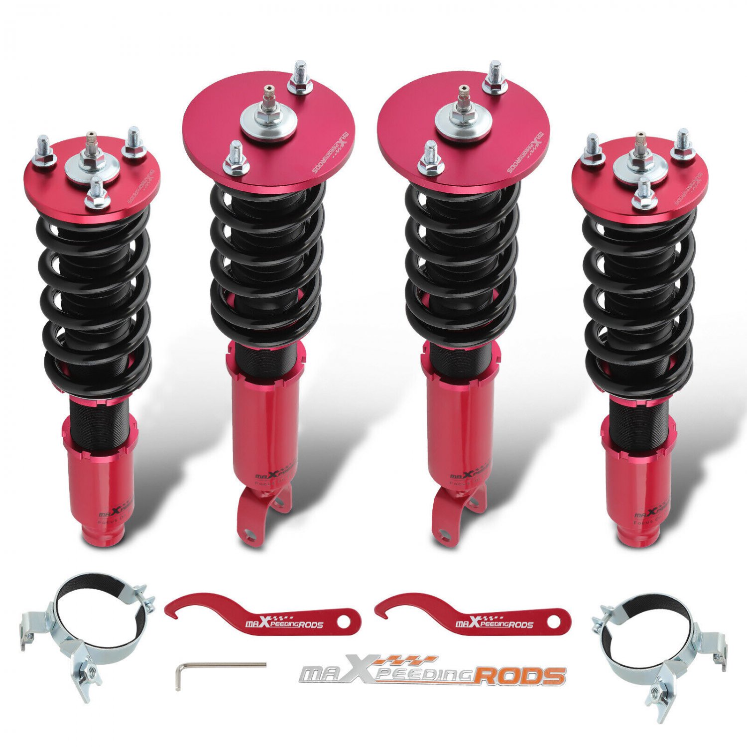 MaXpeedingrods Coilovers 24 Way Damper Lowering Kit For Honda Accord 1990-1997