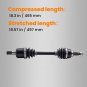 2x Full Front Axle Drive Shaft CV Joint Kit for Honda 88-00 TRX300 Fourtrax 4x4
