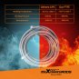 20ft 8AN PTFE Stainless Steel Braided Fuel Line Oil/Gas Hose AN8 End Fitting Kit