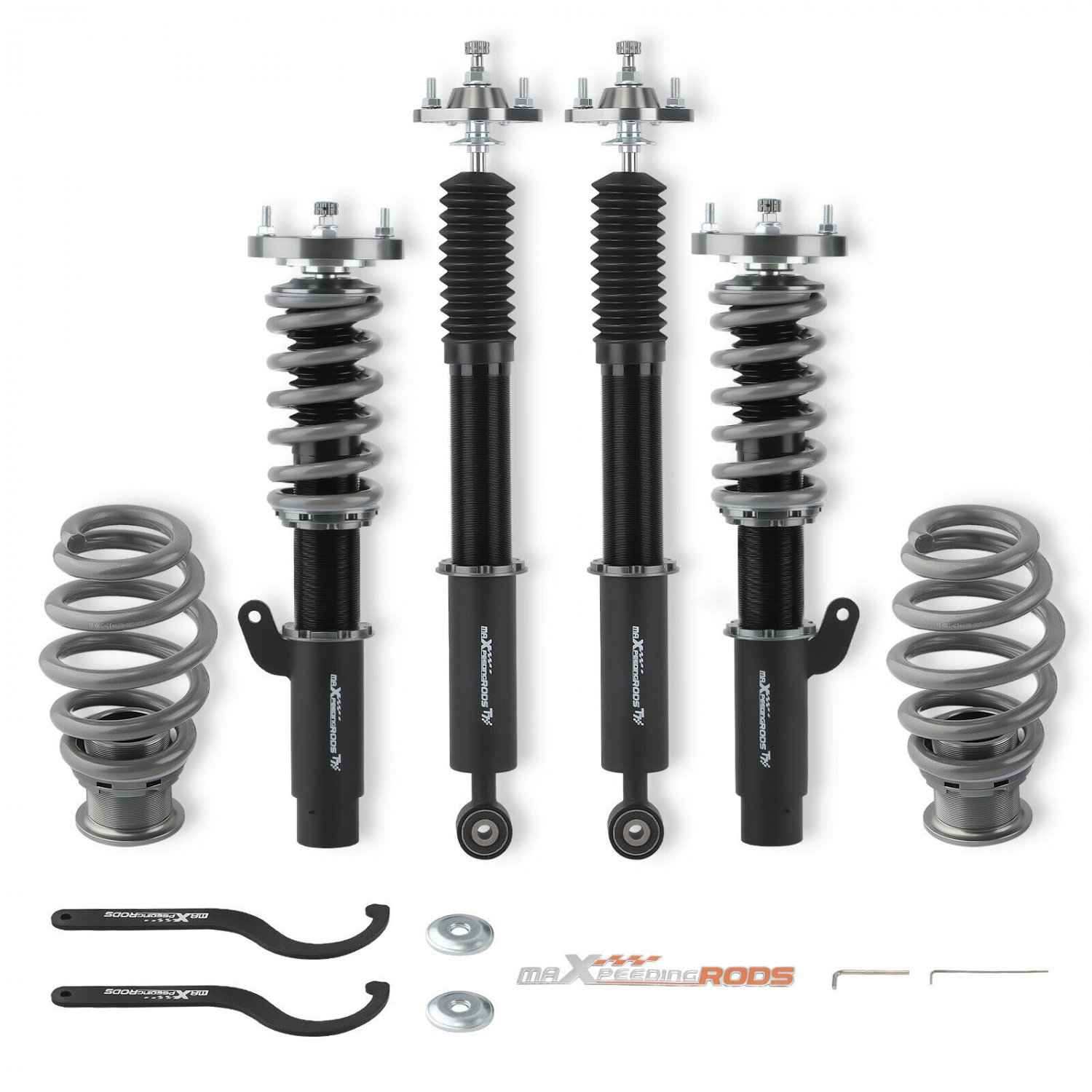 Racing Coilovers 24 Level Damper Kit For BMW 3-Series E46 RWD 99-05
