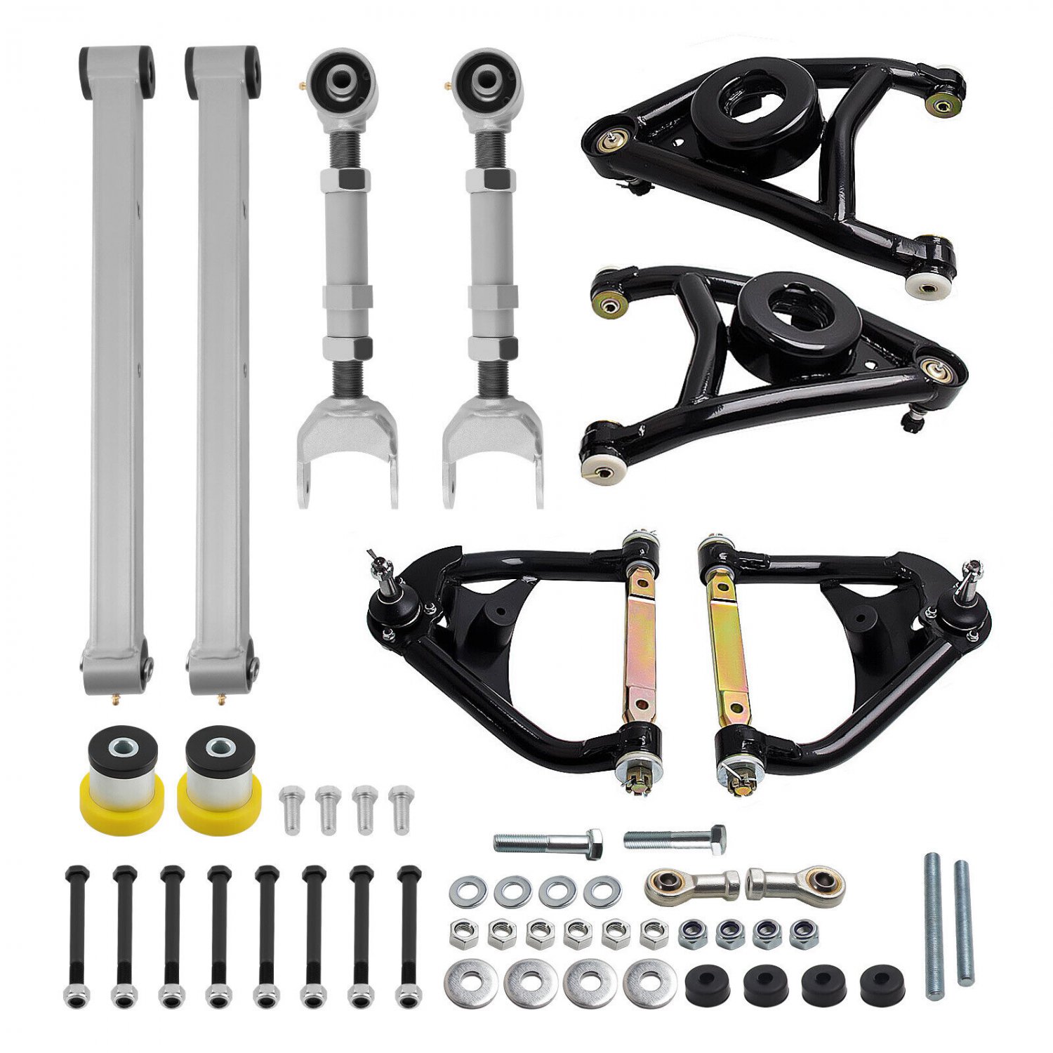 Upper Lower Trailing Control Arms for 1967-72 Chevelle GMC A Body Tubular A Arms