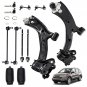 12pcs Front Lower Suspension Control Arm w/ Ball Joints For 2007-2011 Honda CR-V