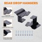 2" Rear Axle Drop Hangers For Chevrolet GMC 1500 Pickup 2WD 1999-2006
