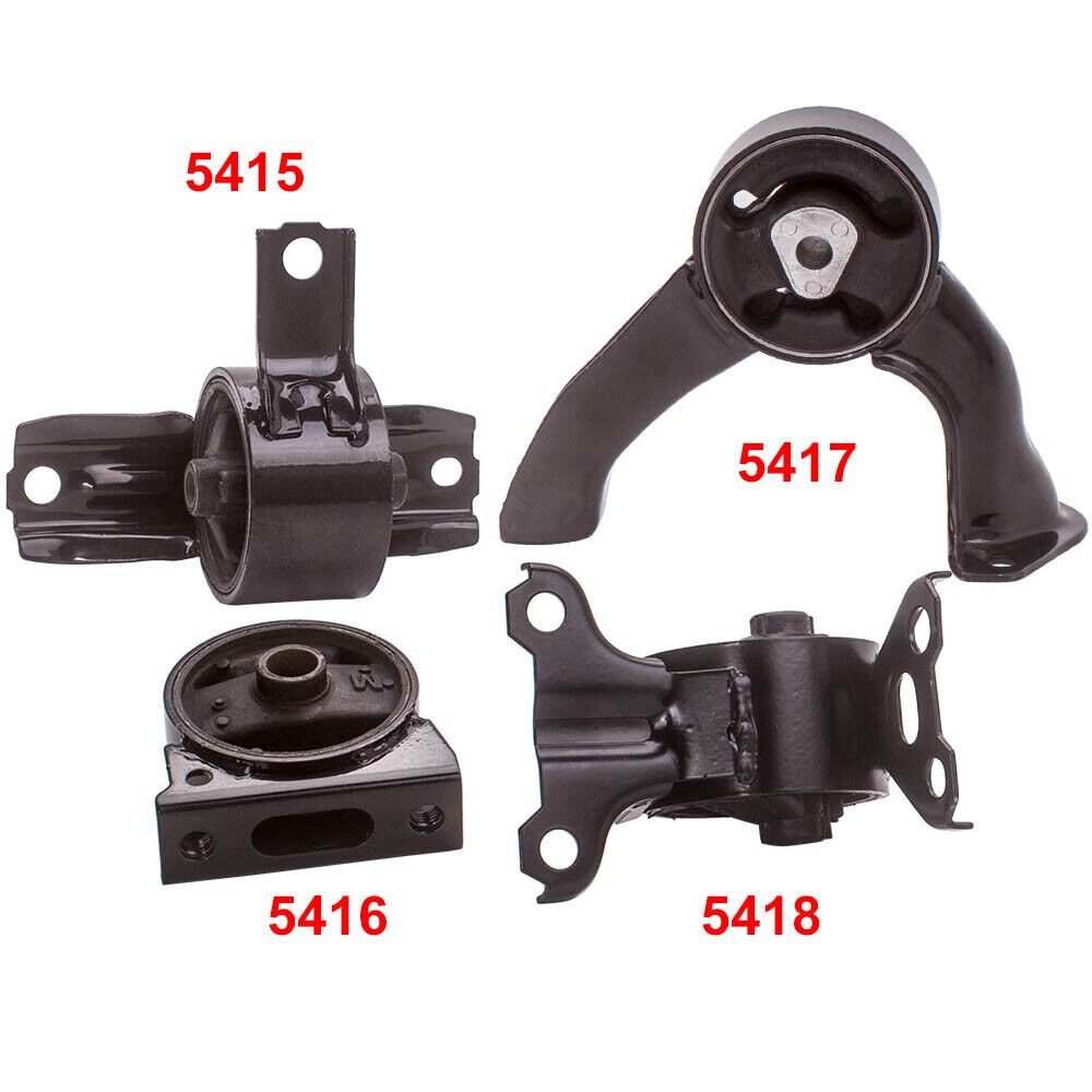 Engine Motor & Trans Mount Set 4Pcs for Jeep Compass / Patriot (MK) L4 2.4L 2.0L