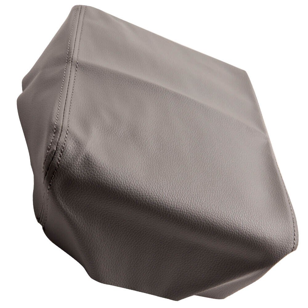 Gray Microfiber Leather Console Lid Armrest fit for Toyota Tacoma 2005-15