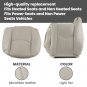 Front Leather Seat Cover Light Tan Fit 2003 2004 2005 2006 Chevy Tahoe GMC Yukon