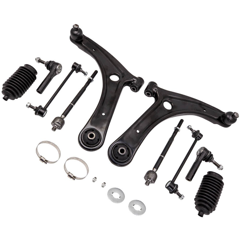 Front Lower Control Arms Sway Bar Tierods for Dodge Caliber Jeep Compass Patriot