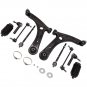 Front Lower Control Arms Sway Bar Tierods for Dodge Caliber Jeep Compass Patriot