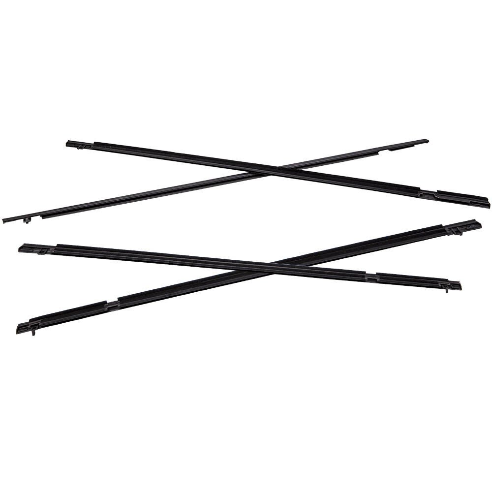 4pcs Car Weatherstrip Window Moulding Trim Seal Belt For Honda Civic 06-11