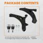 2x Front Lower Control Arm Kit w/Ball Joint For 2010-2014 Subaru Legacy Outback