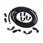 AN8 -8AN AN-8 Fitting Stainless Steel Nylon Braided Oil Fuel Hose Line 16FT Kit