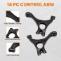 14x Front Lower Control Arm & Tie Rod End Link for Honda Civic 2006-2011 K500069
