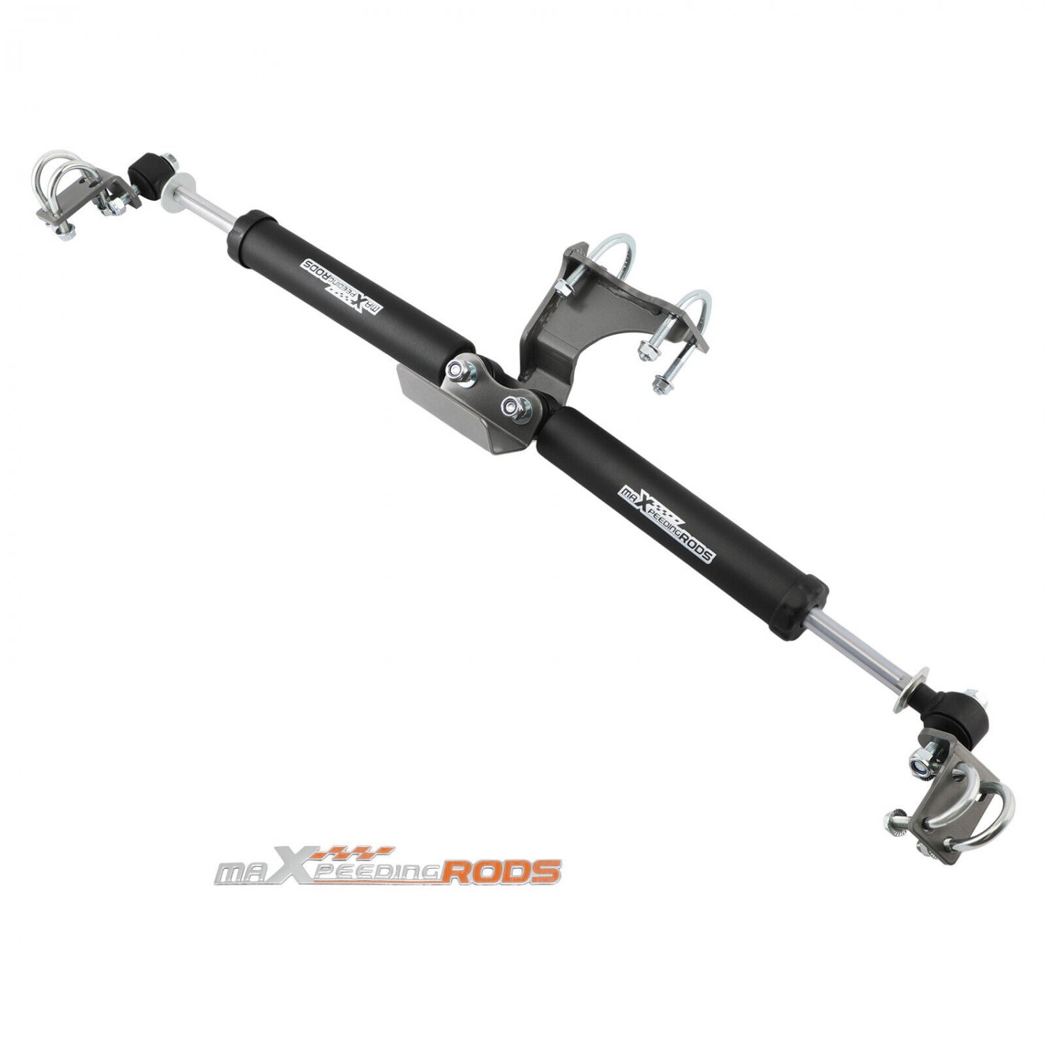 Dual Steering Stabilizer for Jeep Wrangler JK JKU 2007-2018 Fit 2-6'' Lift Kit