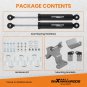 Dual Steering Stabilizer for Jeep Wrangler JK JKU 2007-2018 Fit 2-6'' Lift Kit