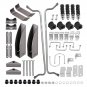 Sway Bar w/ Linkage Kit + Leaf Spring Relocation For Chevy Belair 1955 1956 1957