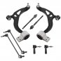 8x Front Lower Control Arms Tie Rods Sway Bar Links For 2011-2019 Ford Explorer