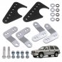 Steel Coil Over Shock Mount Kit Adjustable Lower Brackets For Axle Tubes