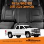 Crew Cab Full Set Custom Seat Covers leather For Ford F150 2015-2016-2024